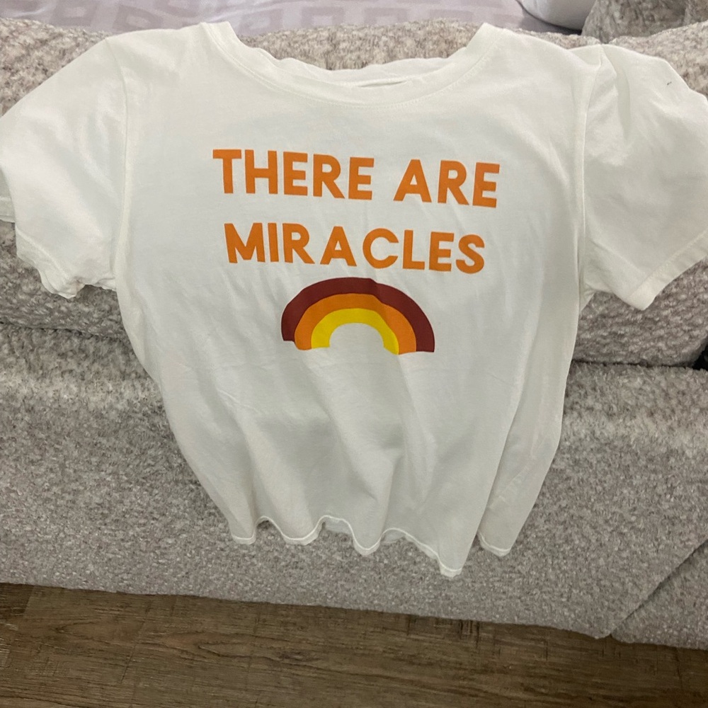 Kids White 'There Are Miracles' T-Shirt